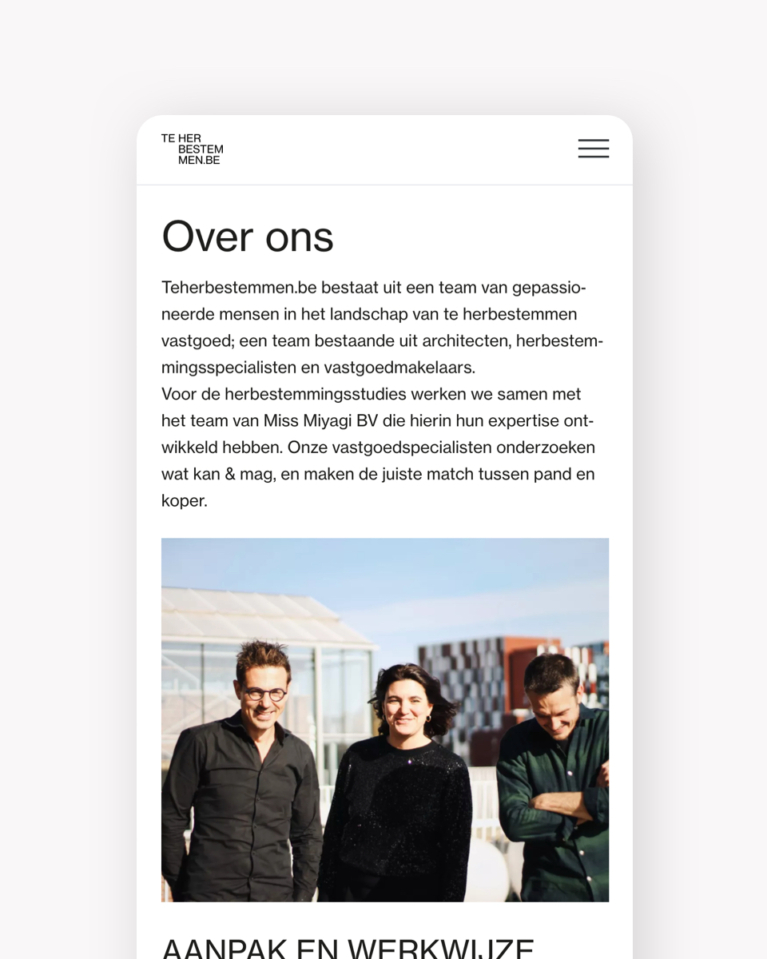 The craft te herbestemmen mobile screen